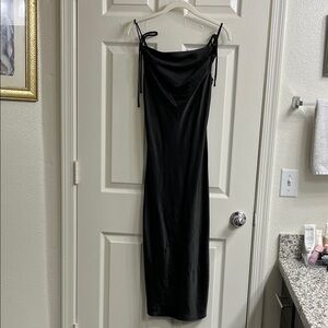 Petal & Pup Strapless Black Dress